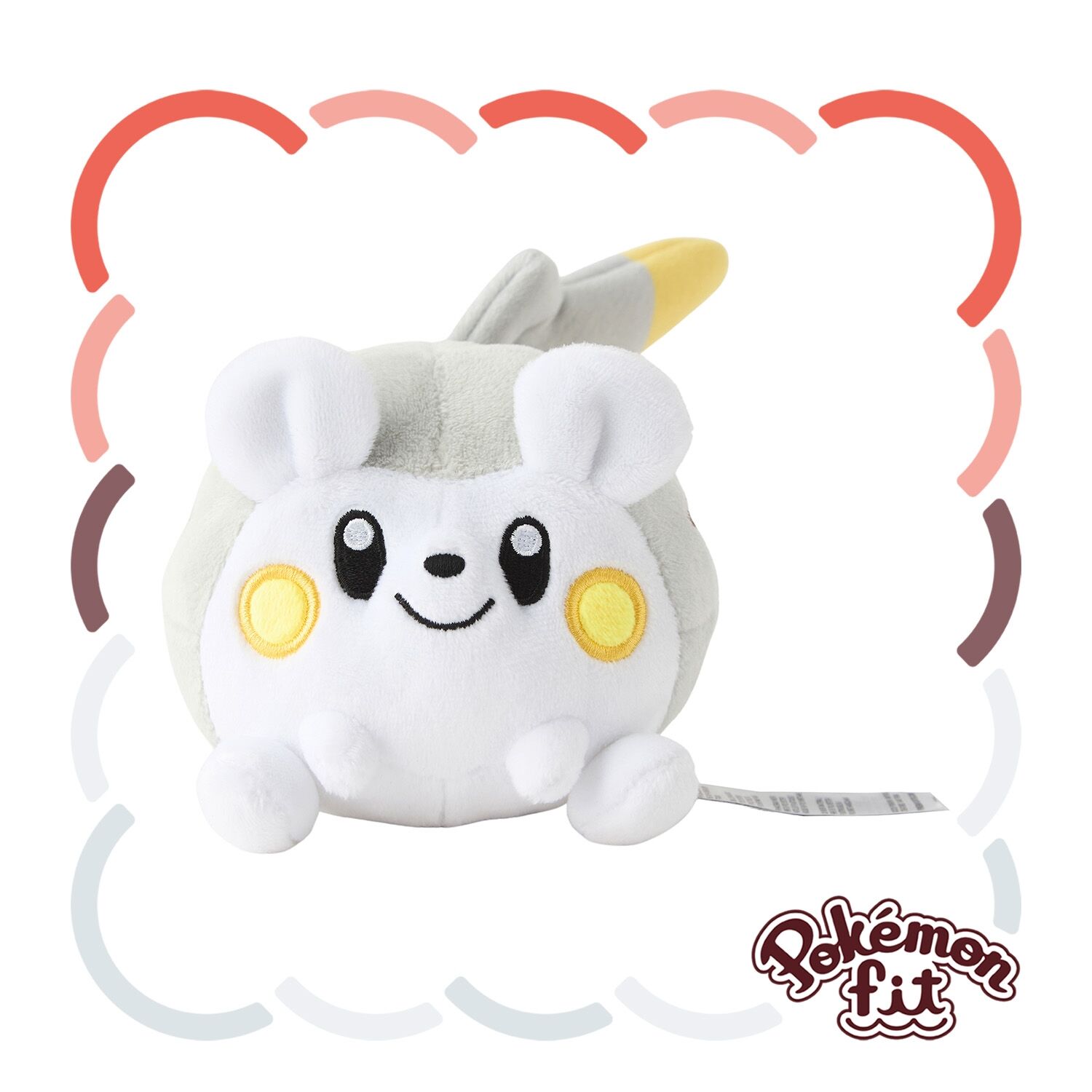 Togedemaru Sitting Cuties Plush - 20.0 cm