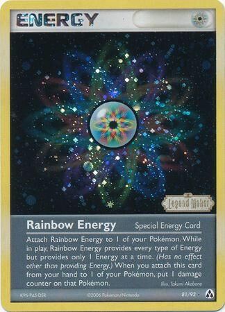 Rainbow Energy - 81/92 - Reverse Holo - EN Rainbow Energy - 81/92 - Reverse Holo - EN