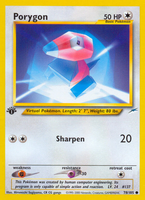 Porygon - 78/113 - 1st Edition - EN