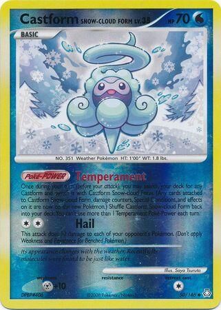 Castform Snow-Cloud Form - 50/146 - Reverse Holo - EN