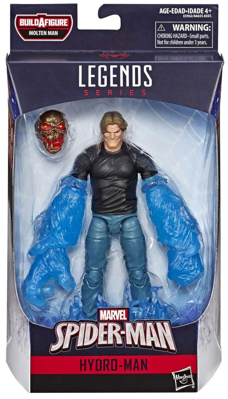 Spider-Man Marvel Legends Molten Man Hydro-Man Action Figure