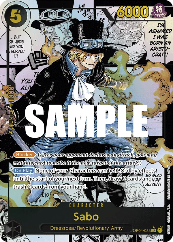 Sabo - OP04-083- Manga Art Sabo - OP04-083- Manga Art