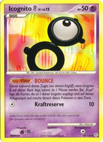 Icognito B 066/130 - Pokémon TCG