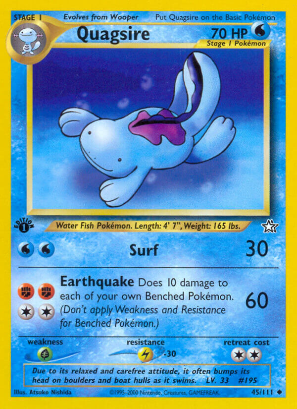 Quagsire - 45/111 - 1st Edition - EN