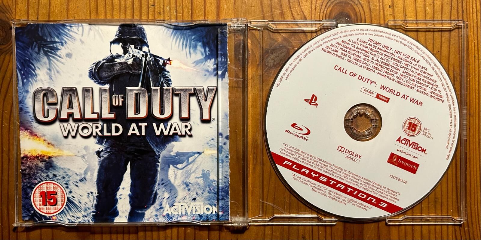 Call Of Duty World At War [Promo Not For Resale] - OVP - PS3