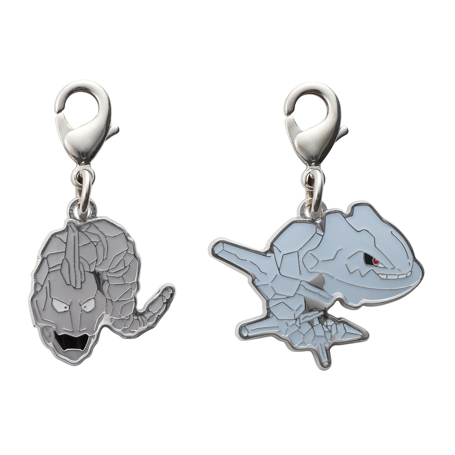 Pokemon Center - Onix & Steelix Schlüsselanhänger - 2 Stück