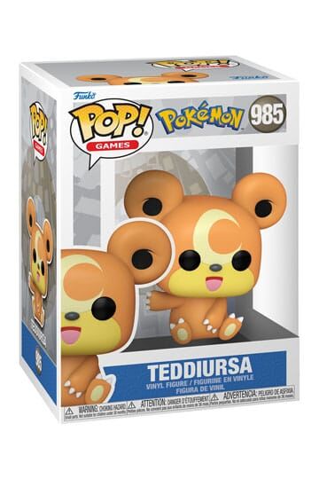 Pokemon POP! Games Vinyl Figur Teddiursa 9 cm Pokemon POP! Games Vinyl Figur Teddiursa 9 cm