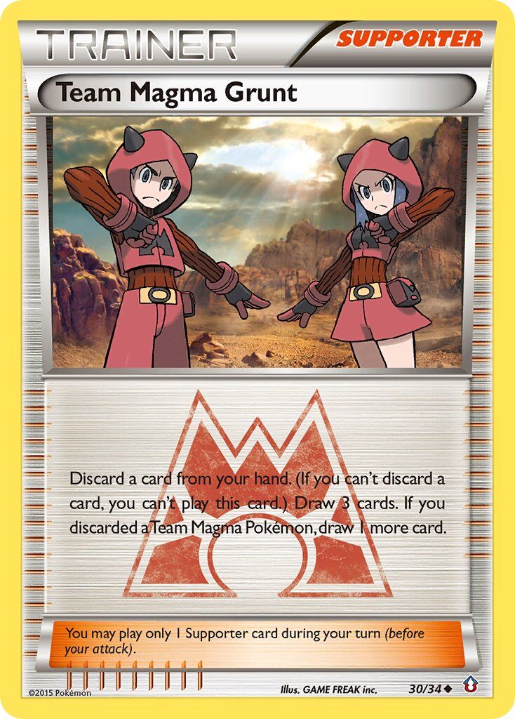 Team Magma Grunt - 30/34 - EN Team Magma Grunt - 30/34 - EN