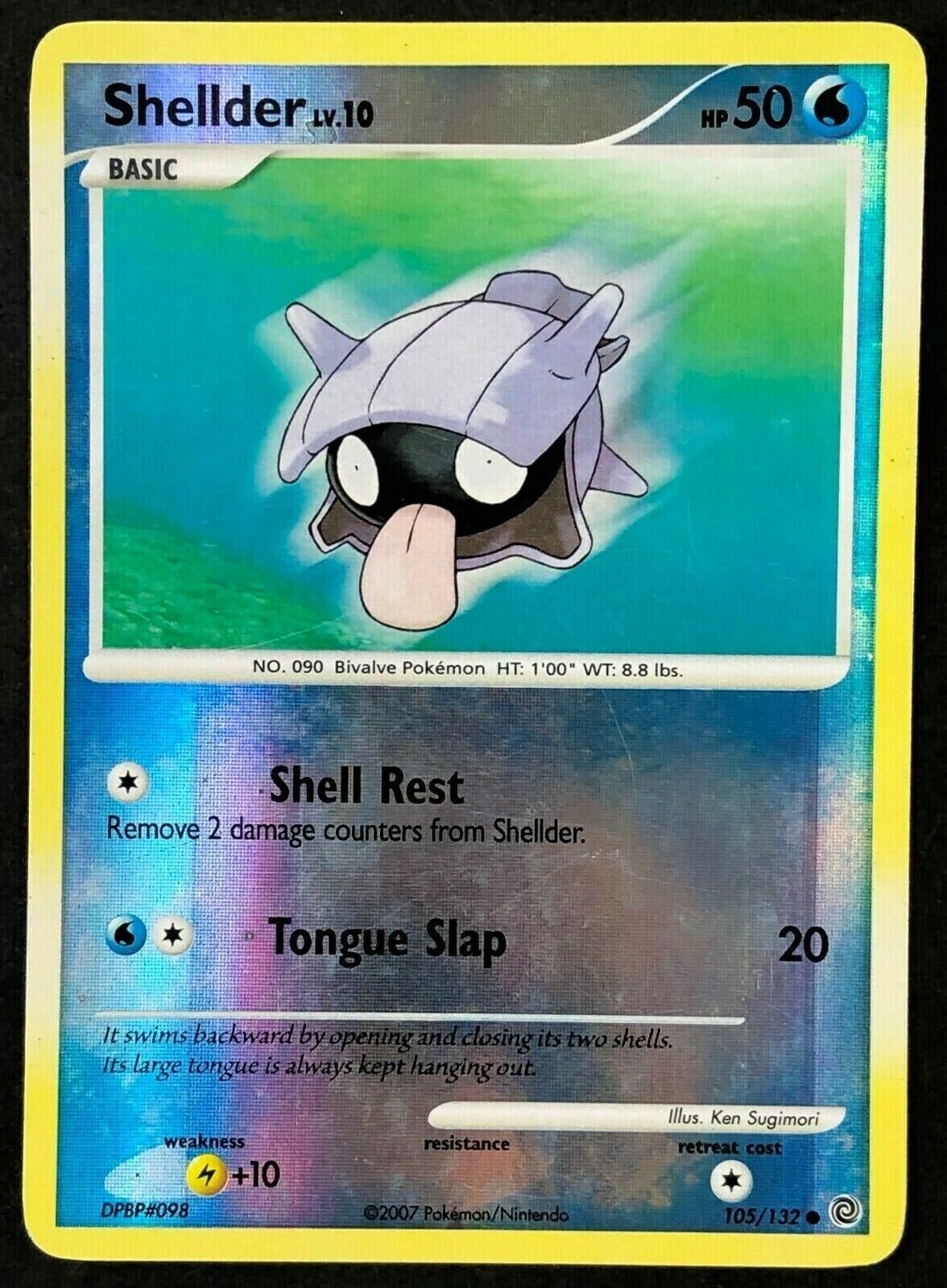 Shellder - 105/132 - Reverse Holo - EN