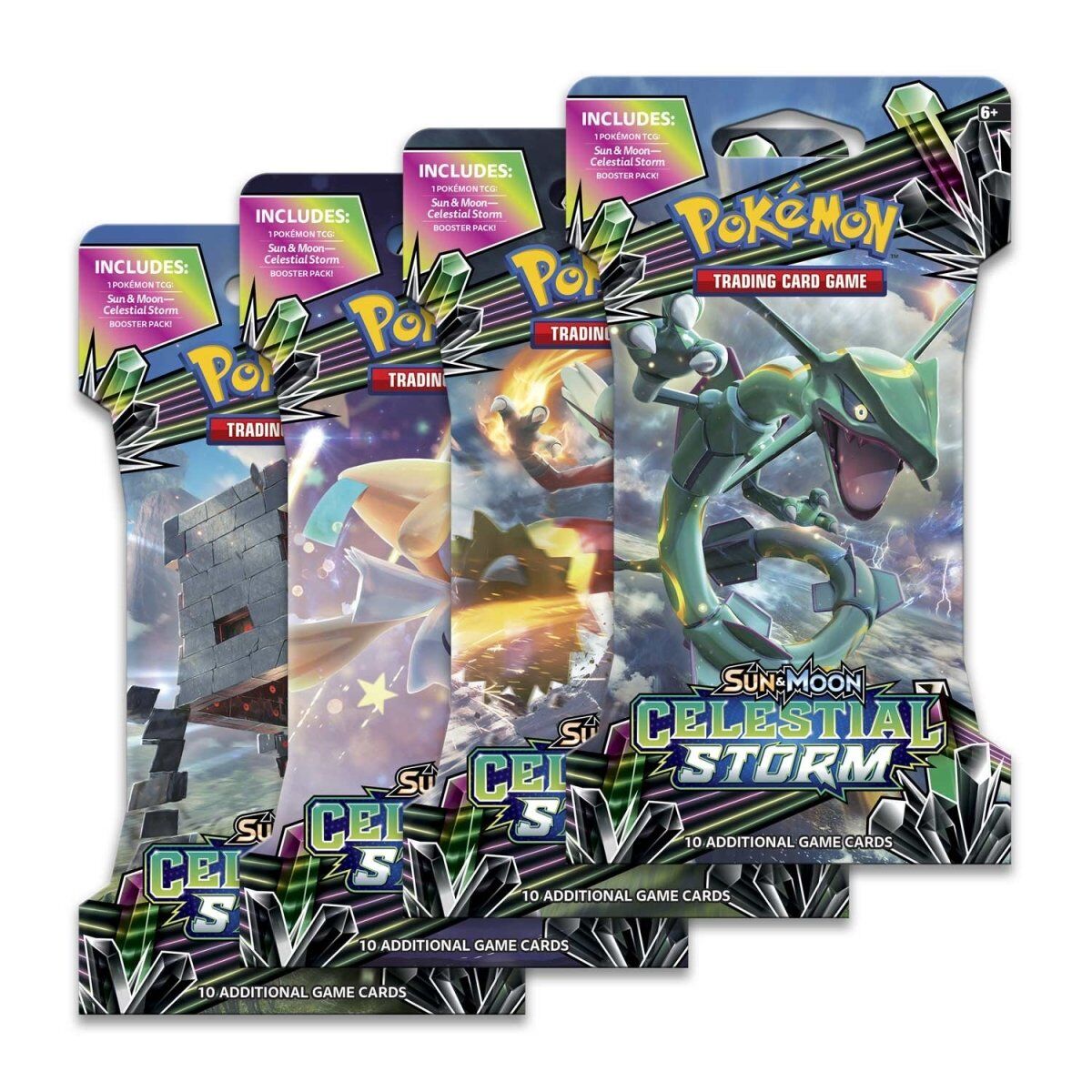 Pokémon TCG: Sun & Moon Celestial Storm Sleeved Booster Pack (10 Cards) - EN