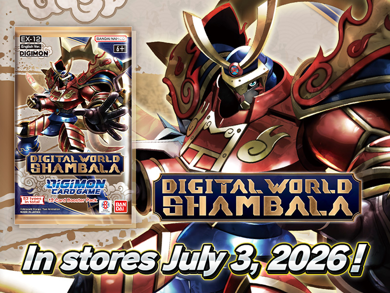 Digital World Shambala EX-12 Extra Booster Display (24) - Digimon Card Game - EN Digital World Shambala EX-12 Extra Booster Display (24) - Digimon Card Game - EN