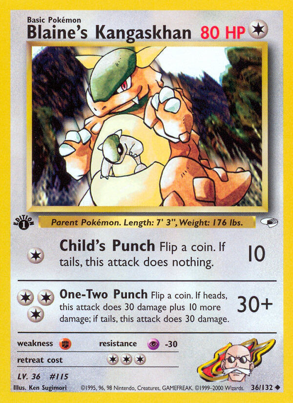 Blaine’s Kangaskhan - 36/132 - EN Blaine’s Kangaskhan - 36/132 - EN