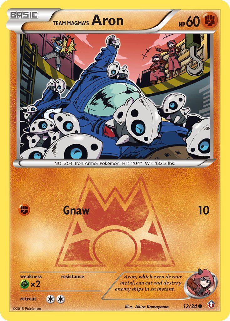 Team Magma’s Aron - 12/34 - EN Team Magma’s Aron - 12/34 - EN