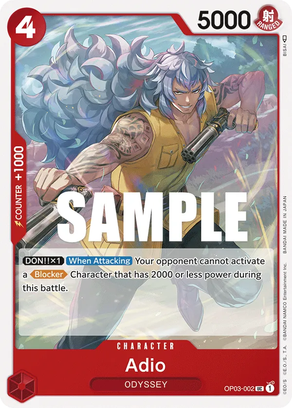 Adio - OP03-002 Adio - OP03-002