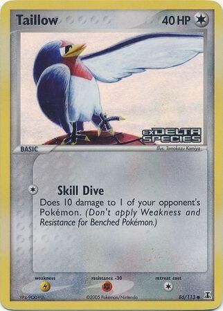 Taillow - 86/113 - Reverse Holo - EN