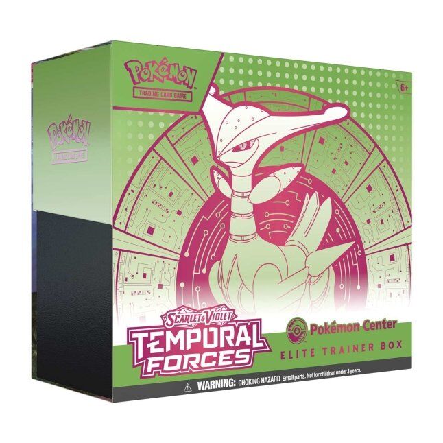 Pokémon TCG: Scarlet & Violet-Temporal Forces Pokémon Center Elite Trainer Box (Iron Leaves) - EN Pokémon TCG: Scarlet & Violet-Temporal Forces Pokémon Center Elite Trainer Box (Iron Leaves) - EN