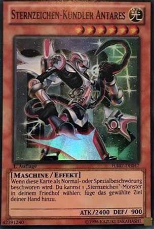 Sternzeichen-Kundler Antares - Yu-Gi-Oh!