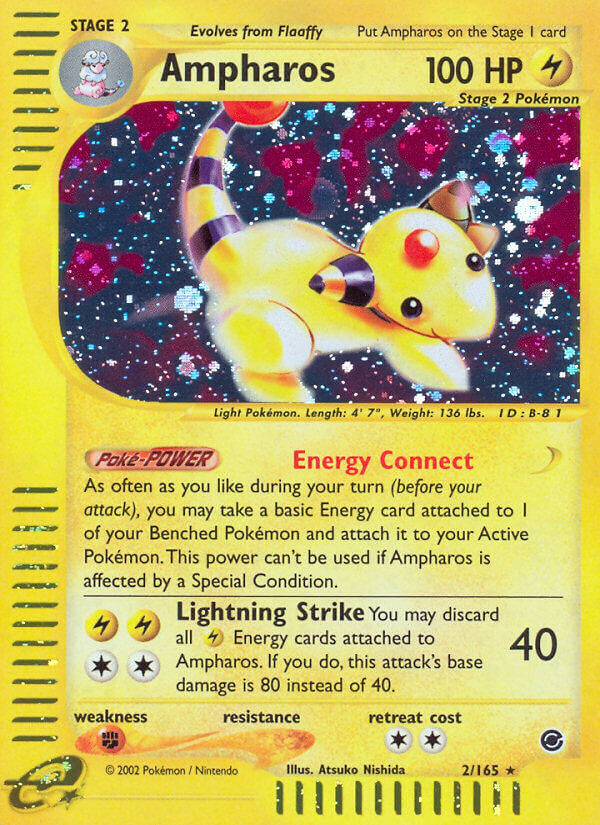 Ampharos - 2/165 - Holo Rare - EN Ampharos - 2/165 - Holo Rare - EN