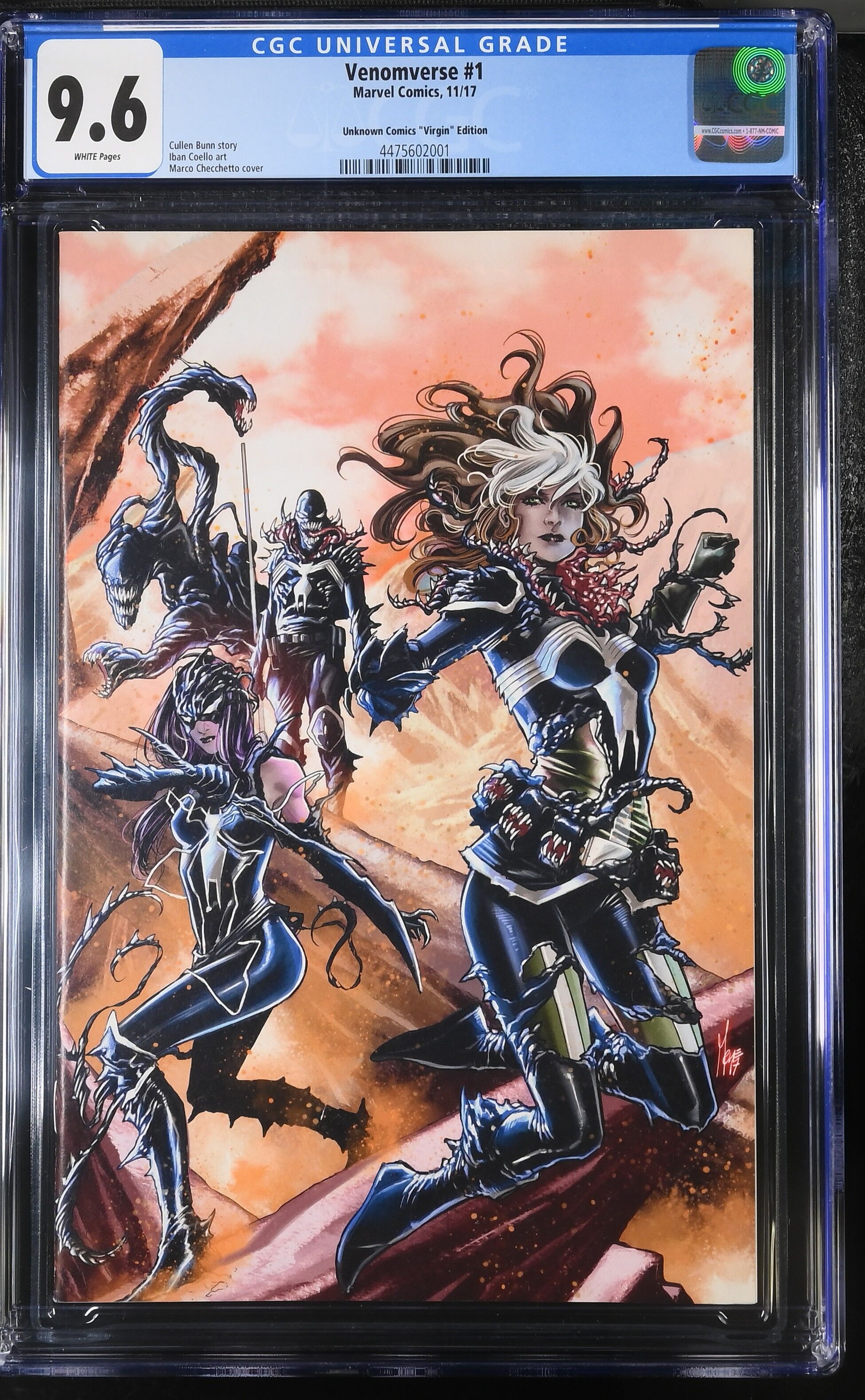 Venomverse #1 Unknown Comics "Virgin" Cover CGC 9.6 Venomverse #1 Unknown Comics "Virgin" Cover CGC 9.6