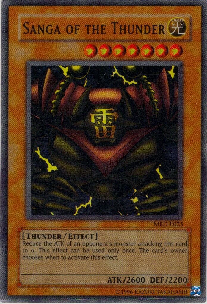 sanga-of-the-thunder-mrd-e025-super-rare-near-mint Sanga of the Thunder - MRD-E025 - Super Rare - Near Mint