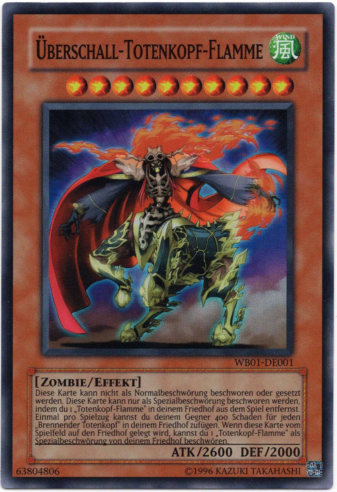 Überschall-Totenkopf-Flamme - WB01-DE001 - Ultra Rare (Lightly Played)