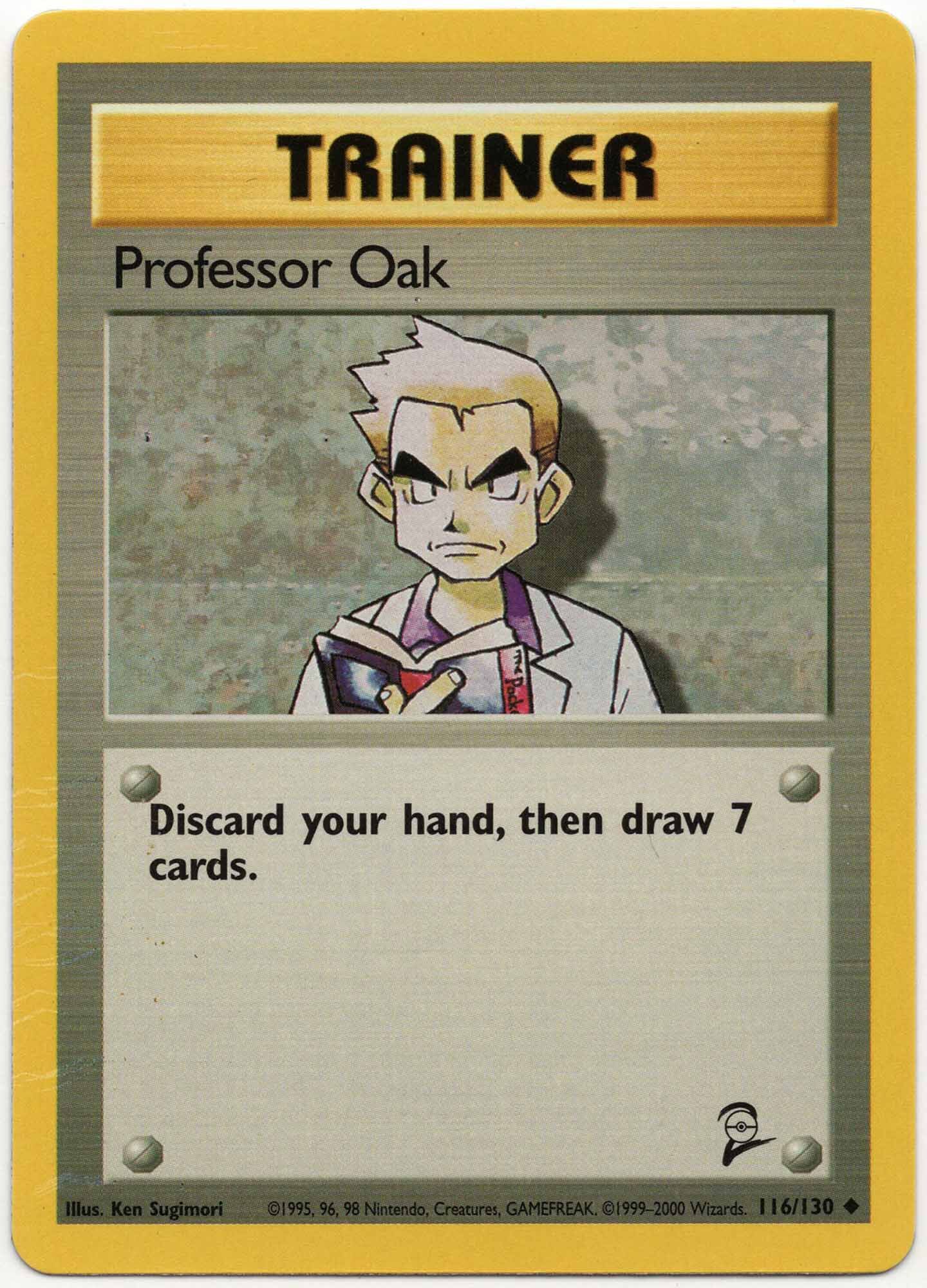 professor-oak-116-130-pok-mon-tcg Professor Oak - 116/130 - Pokémon TCG