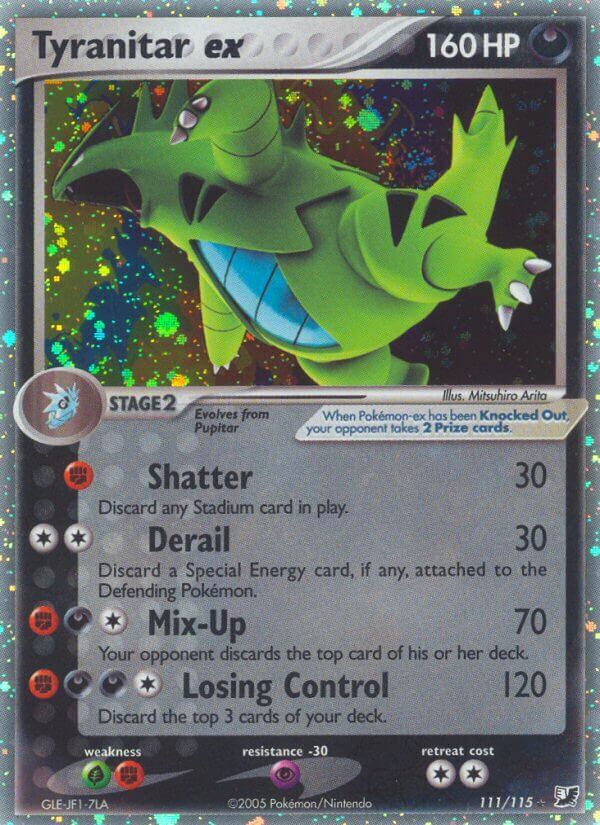 Tyranitar ex - 111/115 - EN