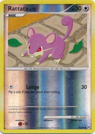 Rattata - 73/99 - Reverse Holo - EN Rattata - 73/99 - Reverse Holo - EN