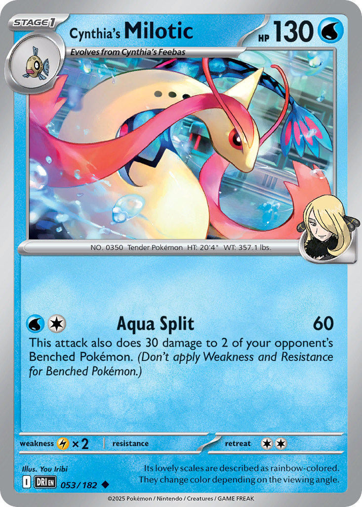 Cynthia’s Milotic - 053/182 - EN