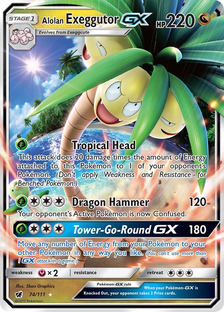Alolan Exeggutor-GX - 74/111 - EN