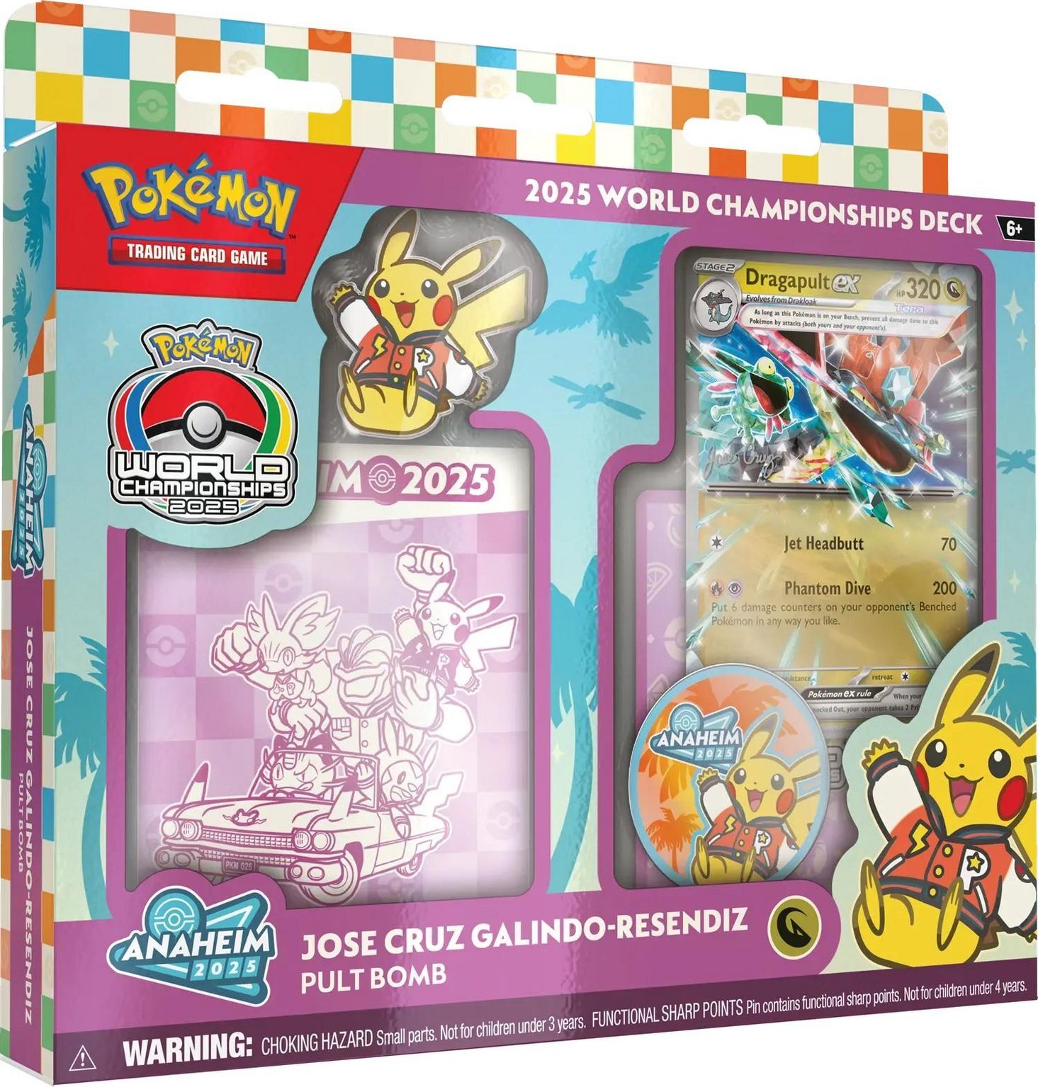 Pokémon TCG: 2025 World Championships Deck - Jose Cruz Galindo-Resendiz Pult Bomb Dragapult ex - EN Pokémon TCG: 2025 World Championships Deck - Jose Cruz Galindo-Resendiz Pult Bomb Dragapult ex - EN