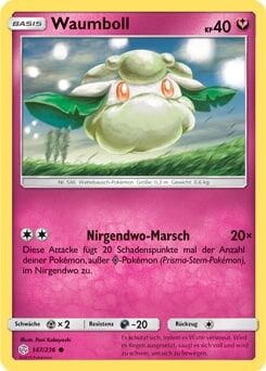 Waumboll 147/236 - Pokémon TCG