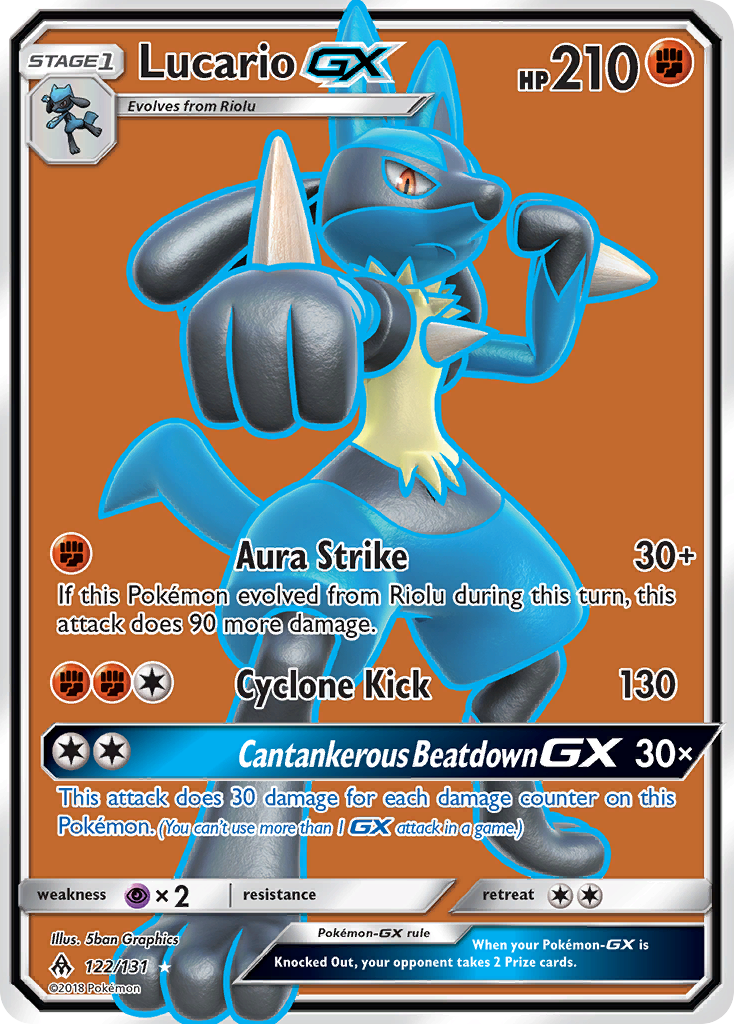 Lucario-GX - 122/165 - EN