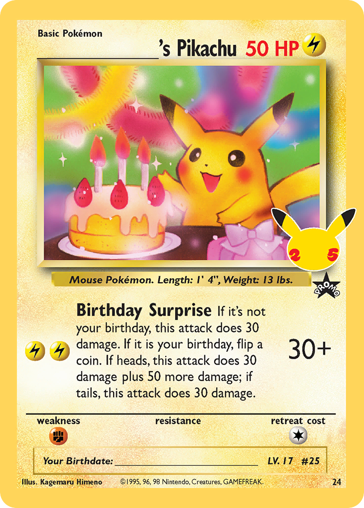 _____’s Pikachu - 24/24 - EN _____’s Pikachu - 24/24 - EN