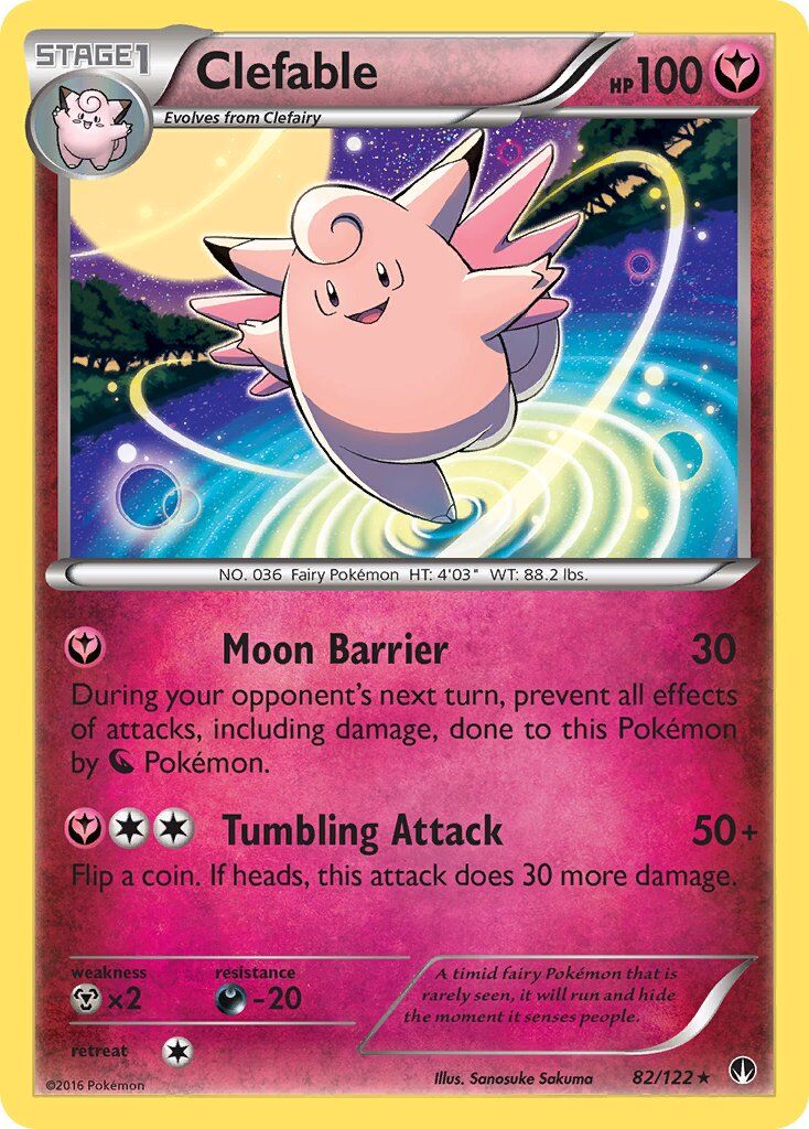 Clefable - 82/122 - EN Clefable - 82/122 - EN