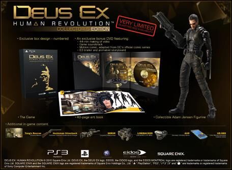 Deus Ex: Human Revolution [Collector's Edition] - OVP - PS3