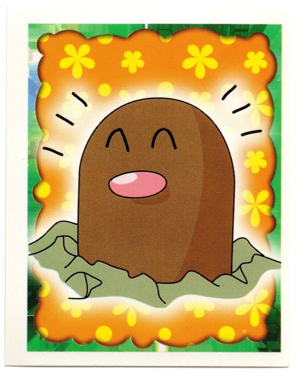 Diglett - 50 - Merlin Sticker Series 1