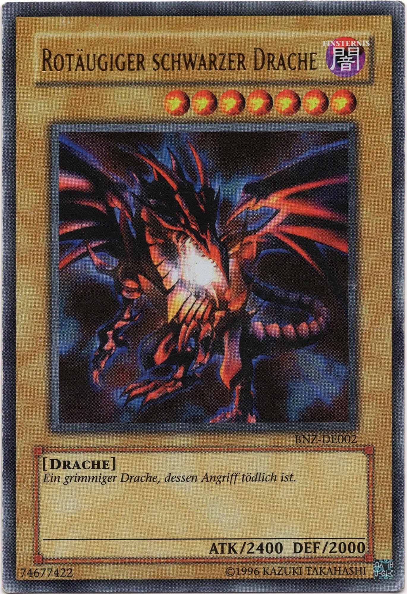 rot-ugiger-schwarzer-drache-bnz-de002-ultra-rare-moderately-played Rotäugiger schwarzer Drache - BNZ-DE002 - Ultra Rare (Moderately Played)