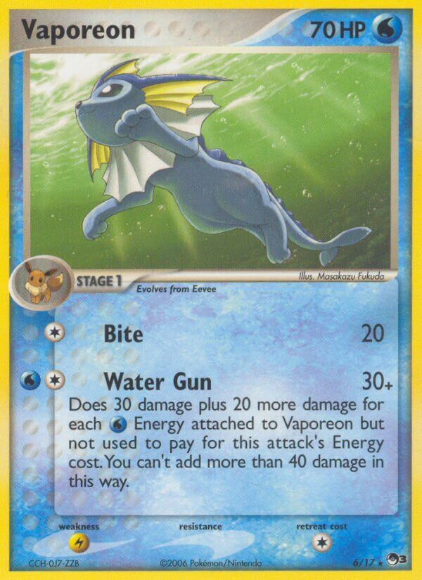 Vaporeon - 6/17 - EN Vaporeon - 6/17 - EN
