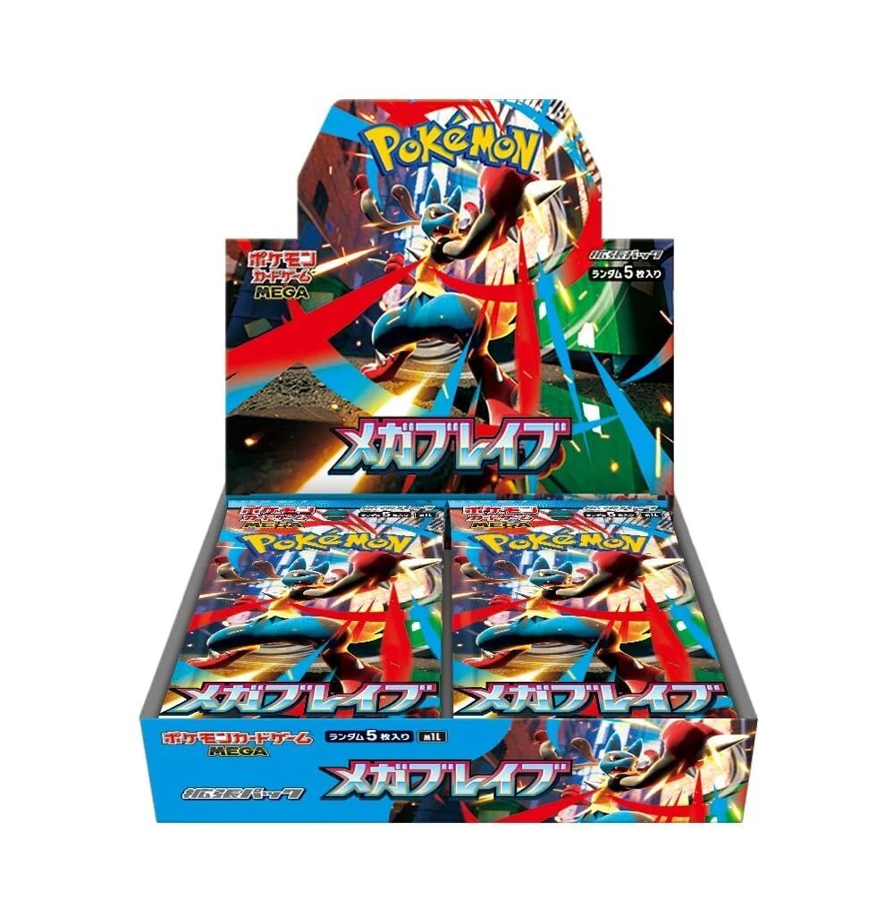 Pokémon MEGA Expansion Pack Mega Brave (M1L) (30) Booster Display - JPN Pokémon MEGA Expansion Pack Mega Brave (M1L) (30) Booster Display - JPN