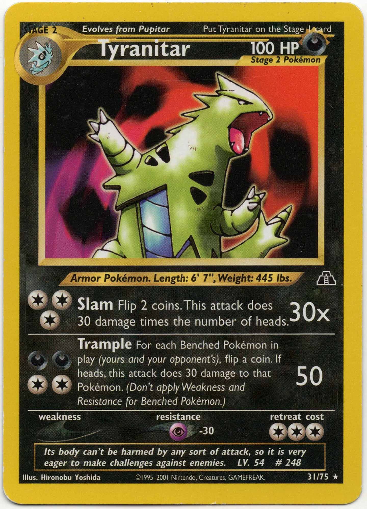 Tyranitar - 31/75 - Pokémon TCG