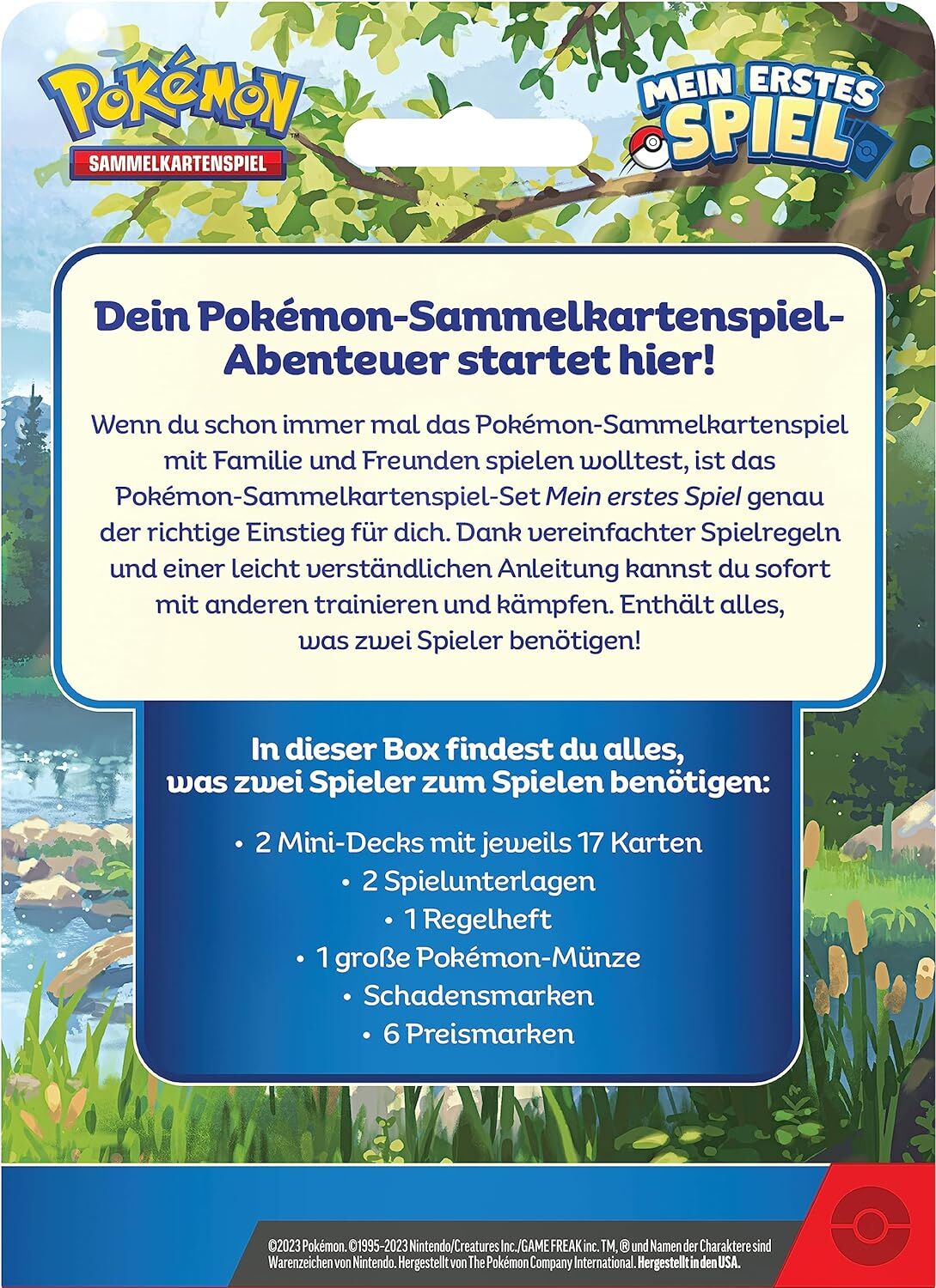 Pokémon - Mein erstes Pokémon Deck Glumanda & Schiggy - DE