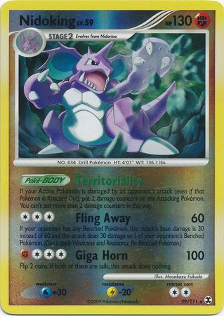 Nidoking - 29/111 - Reverse Holo - EN Nidoking - 29/111 - Reverse Holo - EN