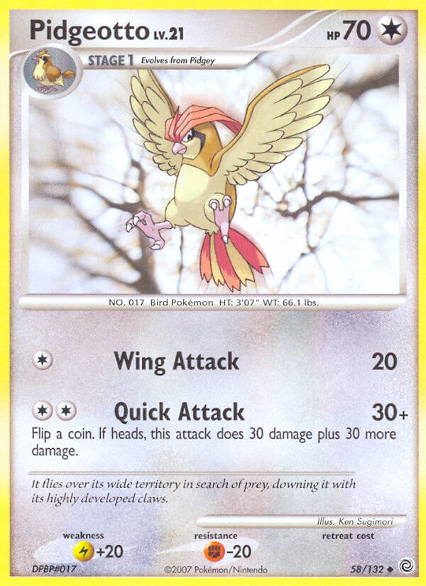 Pidgeotto - 58/132 - EN