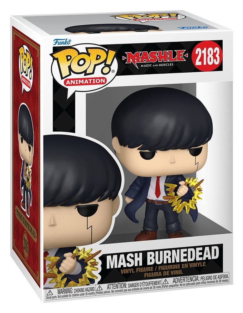 Mashle POP! #2183 Animation Vinyl Figur Mash Burnedead 9 cm