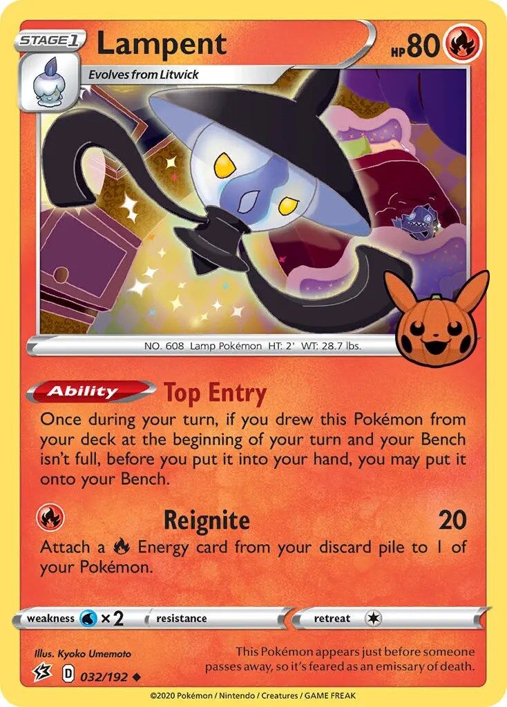 lampent-032-172-pokemon-tcg-near-mint-enkemon-tcg-near-mint-encubone-069-172-pok-mon-tcg-near-mint-en-17373 Lampent - 032/192 - Pokémon TCG - Near Mint - EN