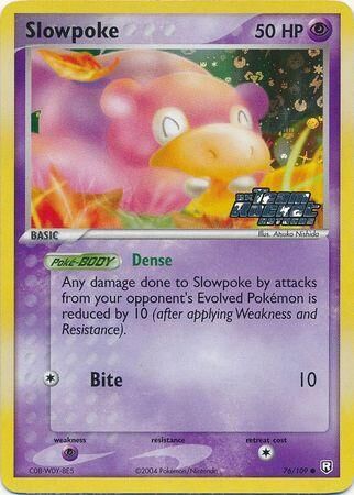 Slowpoke - 76/109 - Reverse Holo - EN Slowpoke - 76/109 - Reverse Holo - EN