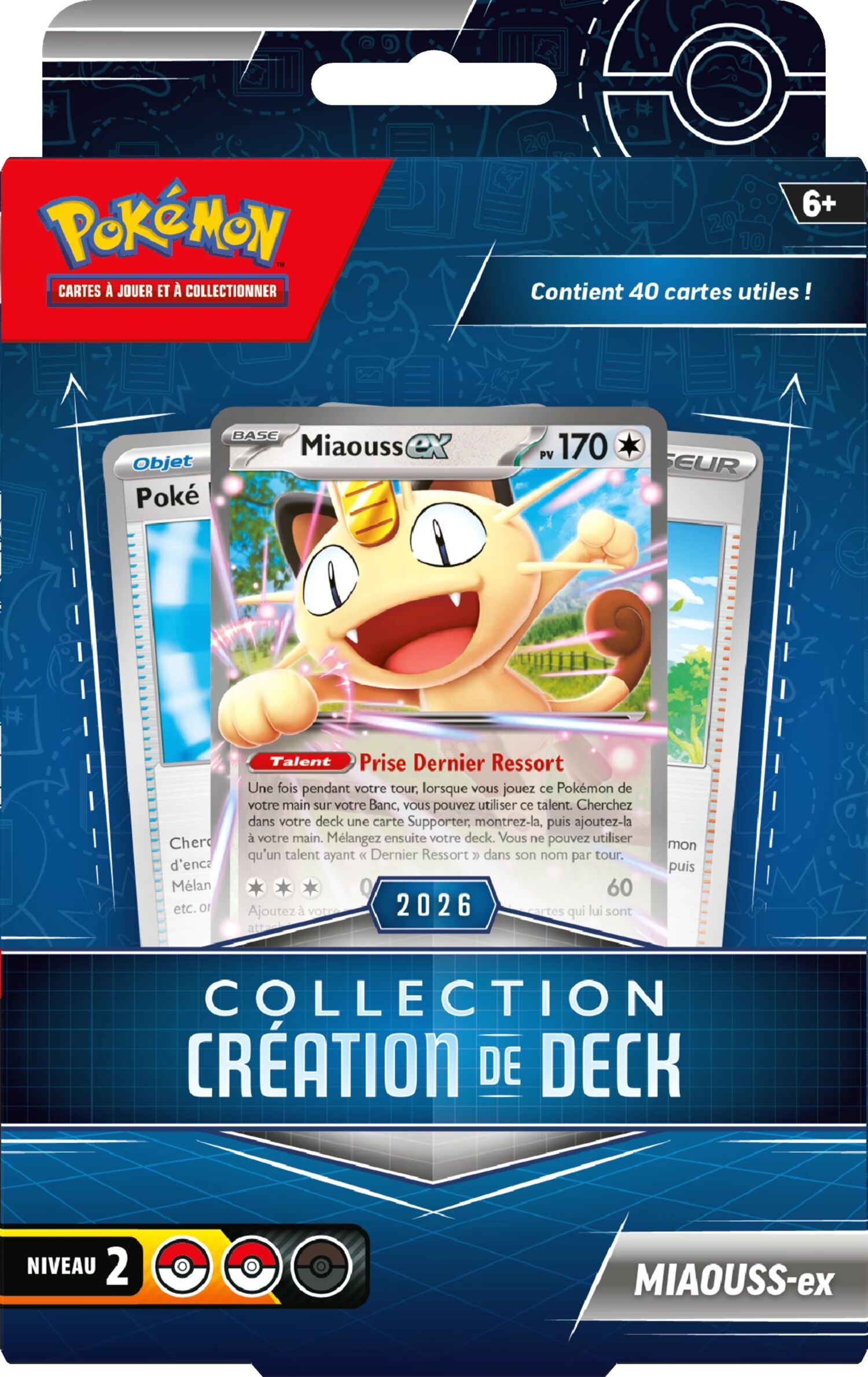 Pokémon JCC: Collection Création de Deck Miaouss-ex - FR