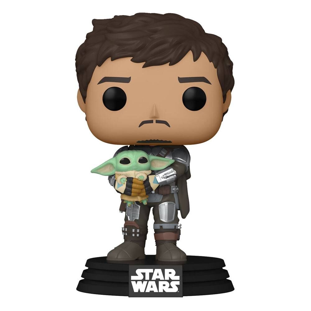 Star Wars The Mandalorian POP! TV Vinyl Figur The Mandalorian & Grogu 9 cm Star Wars The Mandalorian POP! TV Vinyl Figur The Mandalorian & Grogu 9 cm