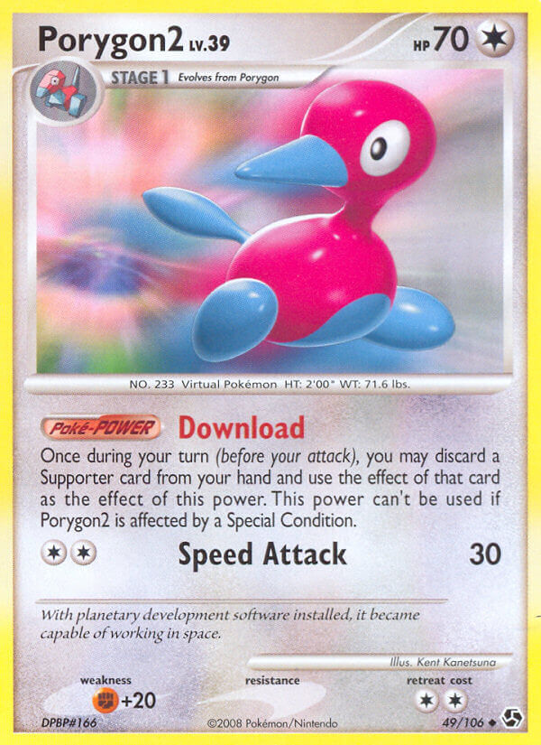 Porygon2 - 49/106 - Reverse Holo - EN Porygon2 - 49/106 - Reverse Holo - EN